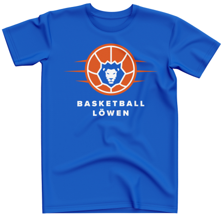 T-Shirt | Kinder/Herren | Basketball Löwen | royal blau