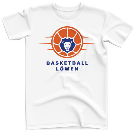 T-Shirt | Herren | Basketball Löwen | weiß