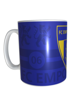 Keramiktasse blau - FC Empor Weimar 06