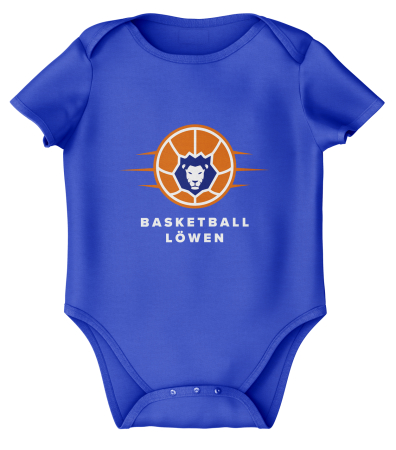 Baby Body | Basketball Löwen | royal blau
