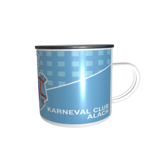 Emailletasse Blechtasse - Karneval Club Alach