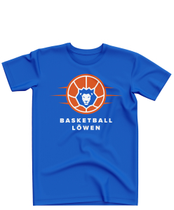 T-Shirt | Kinder | Basketball Löwen | royal blau