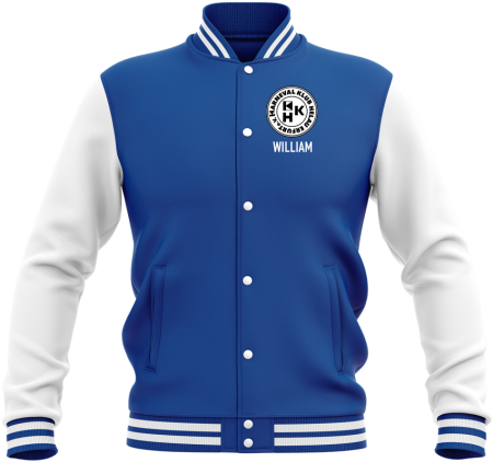 College Jacke | unisex | blau - KKH Erfurt