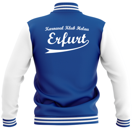 College Jacke | unisex | blau - KKH Erfurt