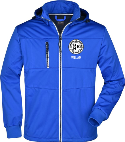 Softshelljacke Herren blau KKH Erfurt