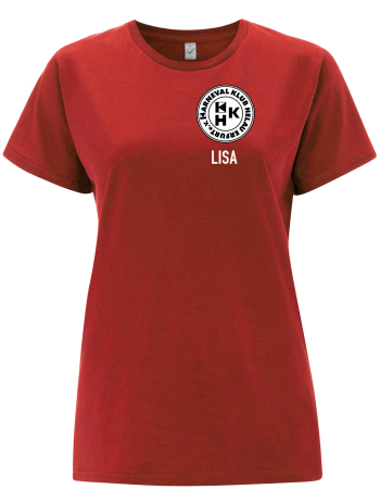 T-Shirt | Damen | Baumwolle | rot - KKH Erfurt