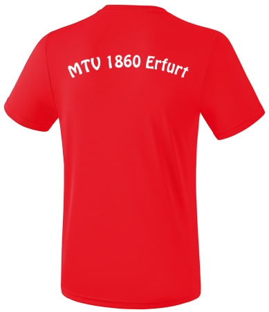 Baumwoll- T-Shirt | Herren | erima | rot - MTV 1860 Erfurt