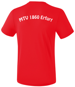 Baumwoll- T-Shirt | Herren | erima | rot - MTV 1860 Erfurt