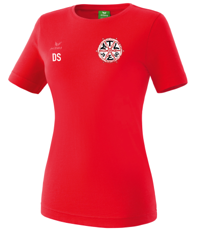 Baumwoll- T-Shirt | Damen | erima | rot - MTV 1860 Erfurt