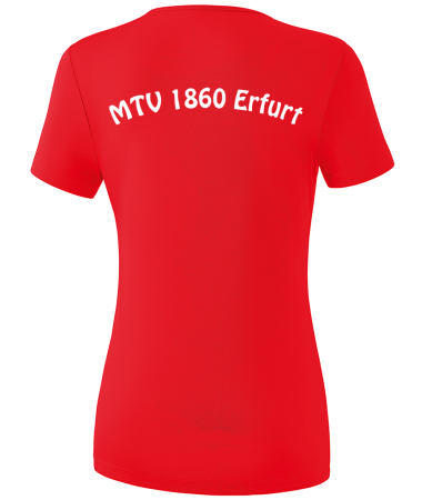 Baumwoll- T-Shirt | Damen | erima | rot - MTV 1860 Erfurt