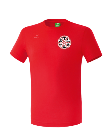 Baumwoll- T-Shirt | Kinder | erima | rot - MTV 1860 Erfurt