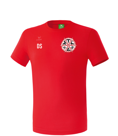 Baumwoll- T-Shirt | Kinder | erima | rot - MTV 1860 Erfurt