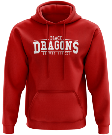 Hoodie | varsity | rot |  Black Dragons