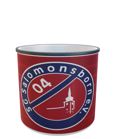 Emailletasse | Heimat - Verein | rot - SG Salomonsborn 04