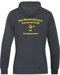 Kapuzenjacke | JAKO | Damen | anthrazit | Bad Blankenburger Carneval Club