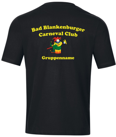 T-Shirt Kinder/Herren | JAKO schwarz | Bad Blankenburger Carneval Club