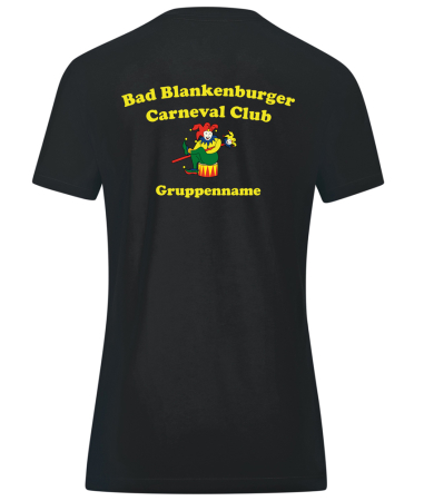 T-Shirt | Damen | JAKO schwarz | Bad Blankenburger Carneval Club