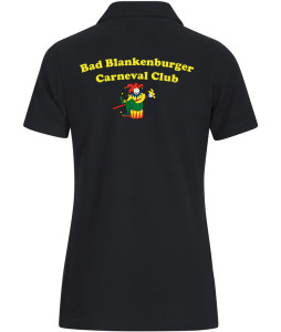 Polo | Damen | schwarz - Bad Blankenburger Carneval Club