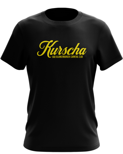 T-Shirt | Kurscha | schwarz - Bad Blankenburger Carneval Club