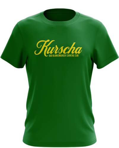 T-Shirt | Kurscha | grün - Bad Blankenburger Carneval Club