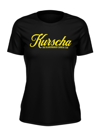 T-Shirt | Kurscha | Damen | schwarz - Bad Blankenburger Carneval Club