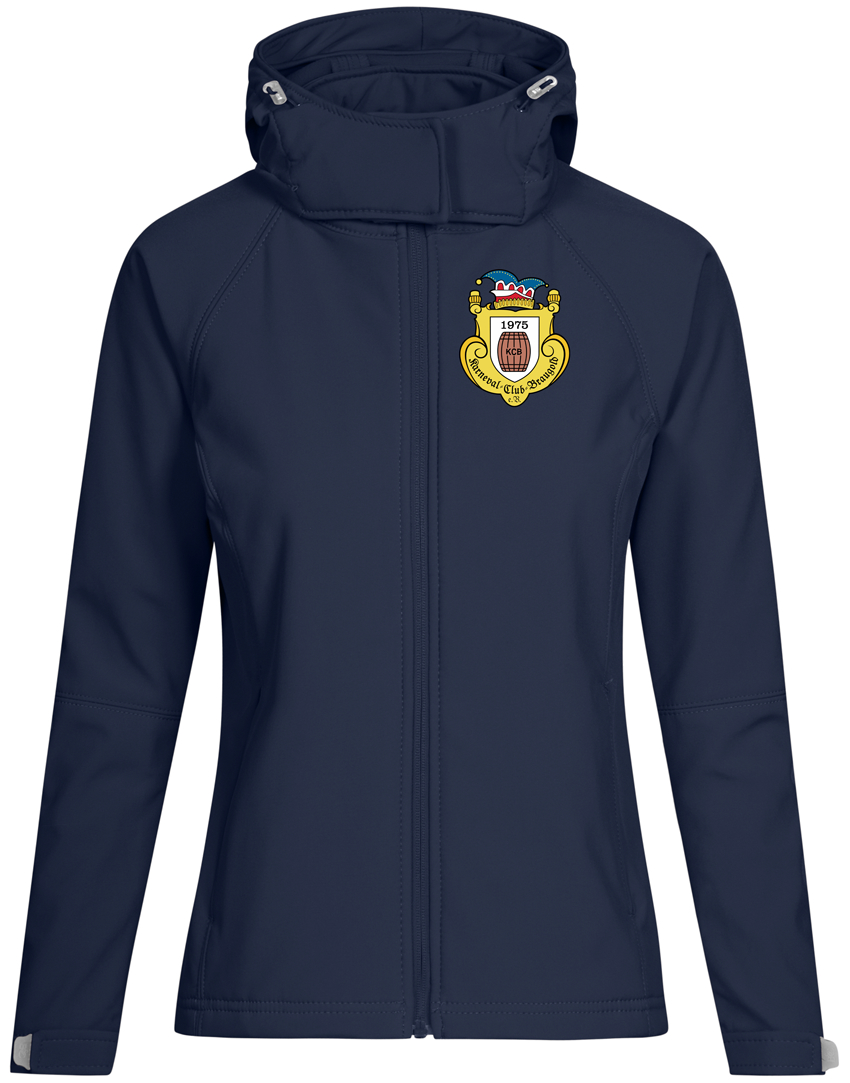Softshelljacke Damen Karneval Club Braugold domsport Teamshops