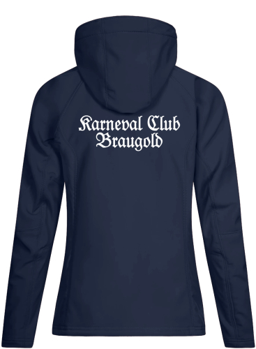 Softshelljacke Damen Karneval Club Braugold