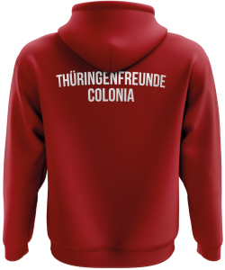 Hoodie | rot | Thüringenfreunde Colonia