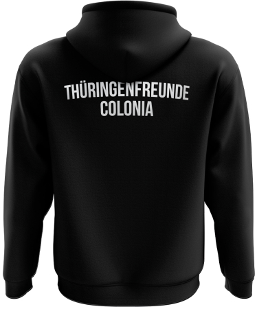 Hoodie | schwarz | Thüringenfreunde Colonia