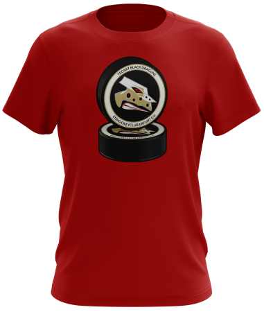 T-Shirt | Puck Logo | rot | Black Dragons