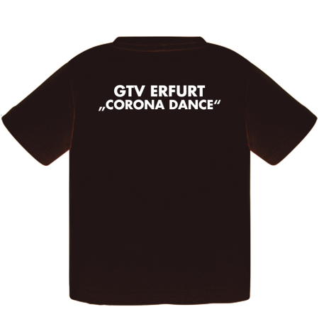 T-Shirt für Babys | schwarz |  GTV Erfurt "Corona Dance"