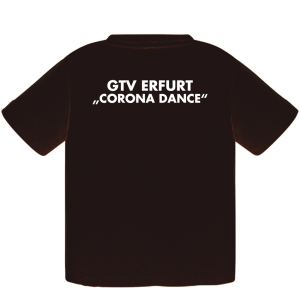 T-Shirt für Babys | schwarz |  GTV Erfurt "Corona Dance"