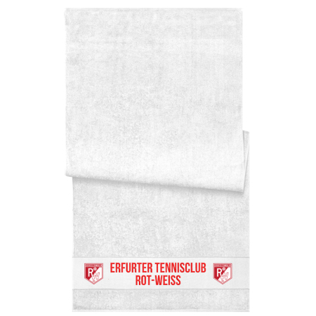 Badetuch | weiss | Strandtuch - Erfurter Tennisclub...