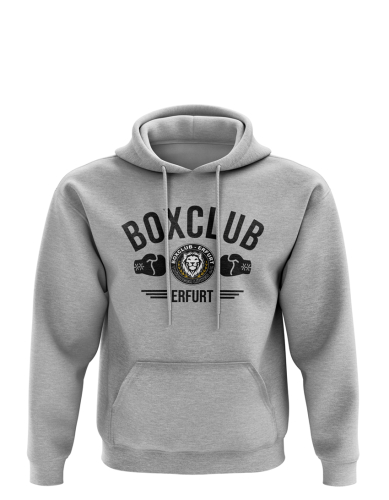 Hoodie/Kapuzenpullover für Kinder | heather grey - Boxclub Erfurt Thüringer Löwen