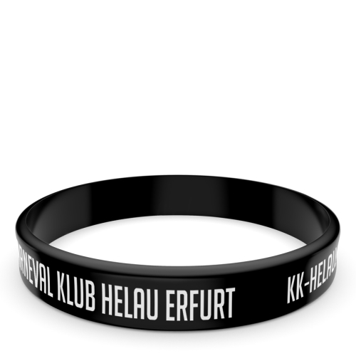 Silikonarmband - Karneval Klub Helau Erfurt