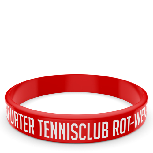 Silikonarmband - Erfurter Tennisclub Rot-Weiss