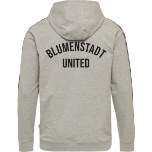 Kapuzensweatshirt Herren | Grey Melange | Blumenstadt United
