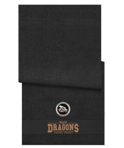 Badetuch schwarz | Logo | Black Dragons