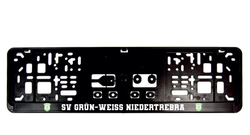 Kennzeichenhalter - SV Grün-Weiß Niedertrebra