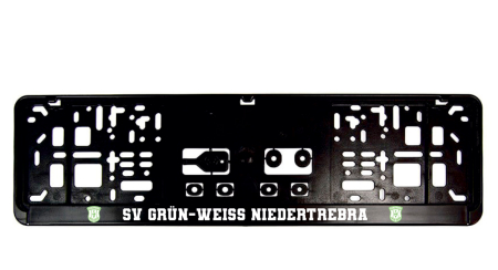 Kennzeichenhalter - SV Grün-Weiß Niedertrebra