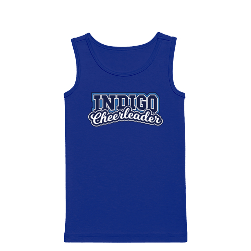 Kids Top - Indigo Cheerleader