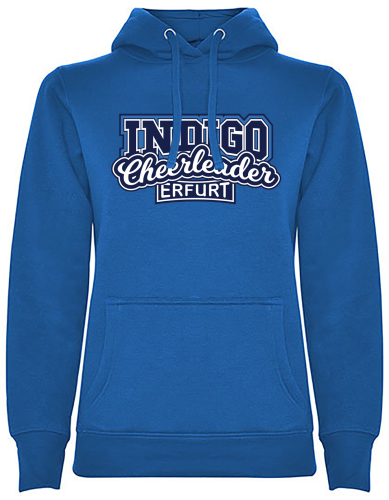 Hoodie | Ladies - Indigo Cheerleader