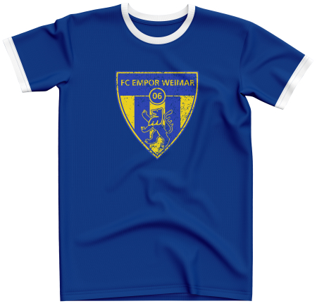 T-Shirt | Distressed | royalblau - FC Empor Weimar 06