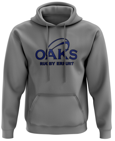 Hoodie | College Logo | heathergrey - Erfurt Oaks Rugby
