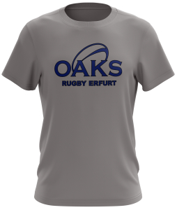 T-Shirt | College Logo | heather grey - Erfurt Oaks Rugby