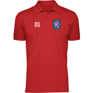 Poloshirt | Herren | rot - Landesverband Thüringer Karnevalvereine
