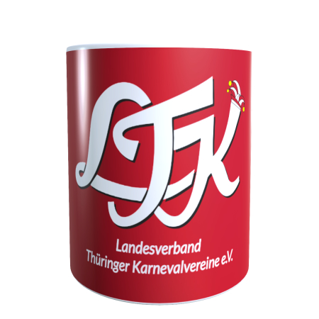 Keramiktasse | LTK only | rot -  Landesverband...