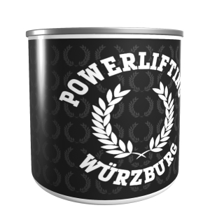 Emailletasse Blechtasse - Powerlifting Würzburg e.V.