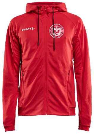 Kapuzenjacke | CRAFT | Evolve | rot/schwarz - TSV Motor...