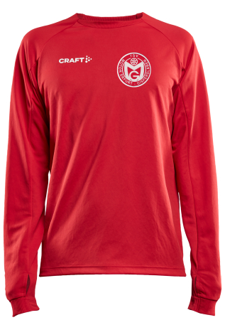 Sweatshirt | CRAFT | Evolve | rot/schwarz - TSV Motor Gispersleben